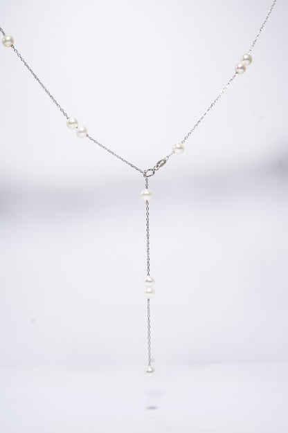 'Single and Couple' Freshwater Pearl Necklace