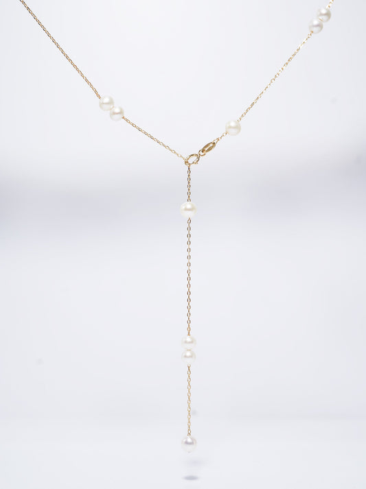 'Single and Couple' Freshwater Pearl Necklace