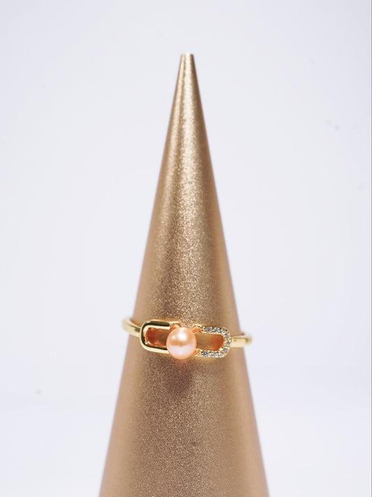 Infinity Freshwater Pearl Ring