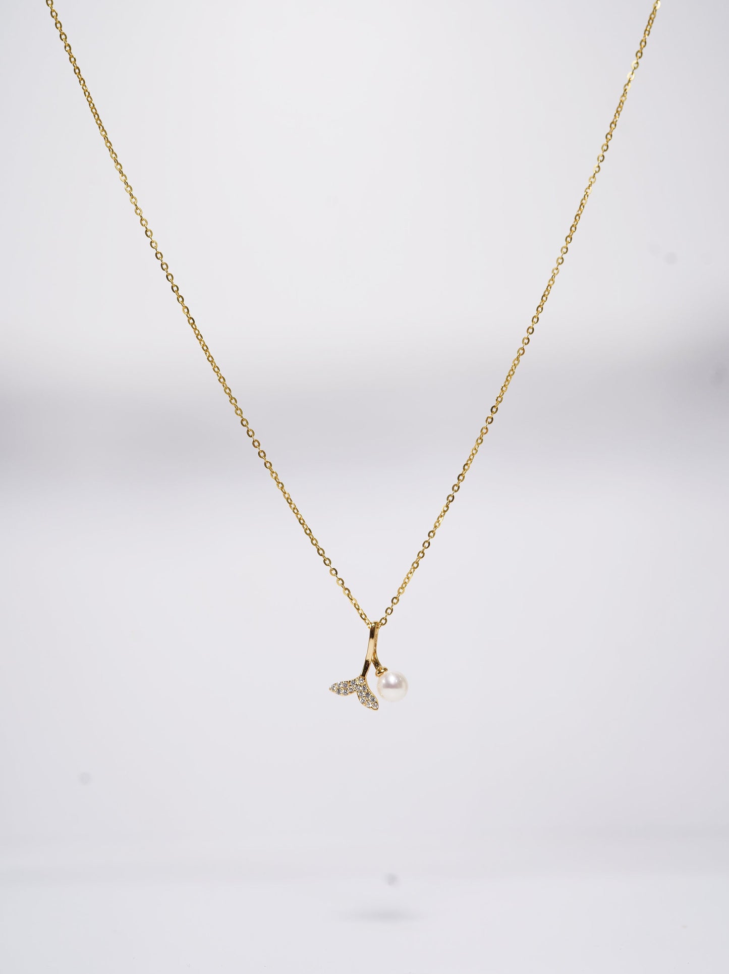 Small Mermaids Tail Freshwater Pearl Necklace