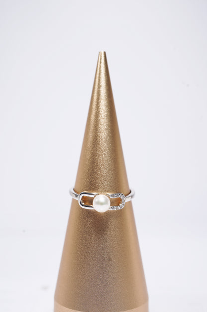 Infinity Freshwater Pearl Ring