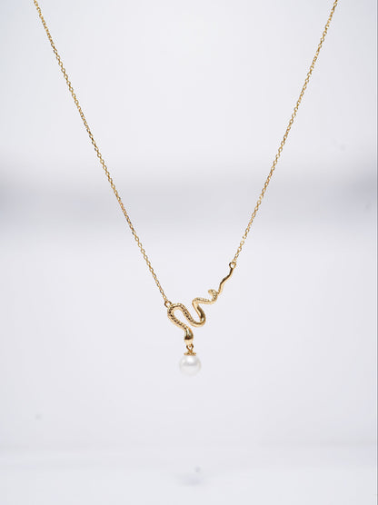 Snake Freshwater Pearl Necklace