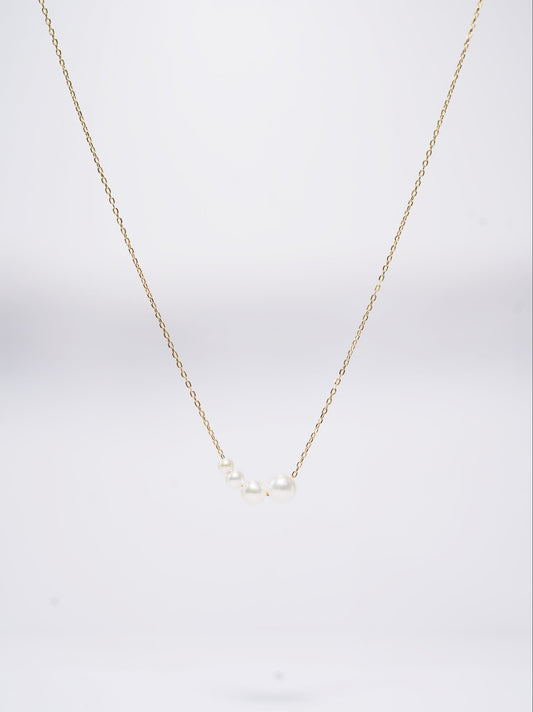 'Smile More' Freshwater Pearl Necklace