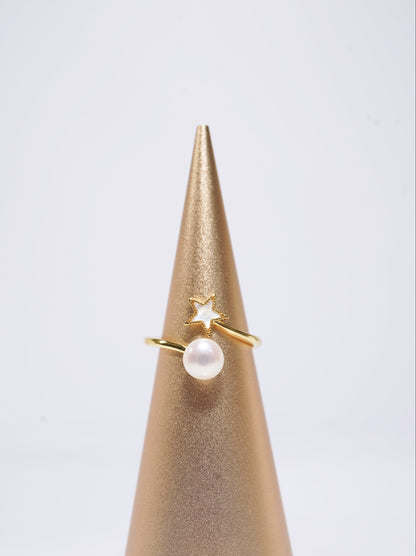 Star Freshwater Pearl Ring
