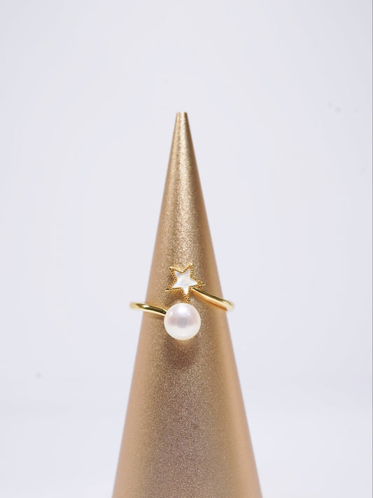 Star Freshwater Pearl Ring