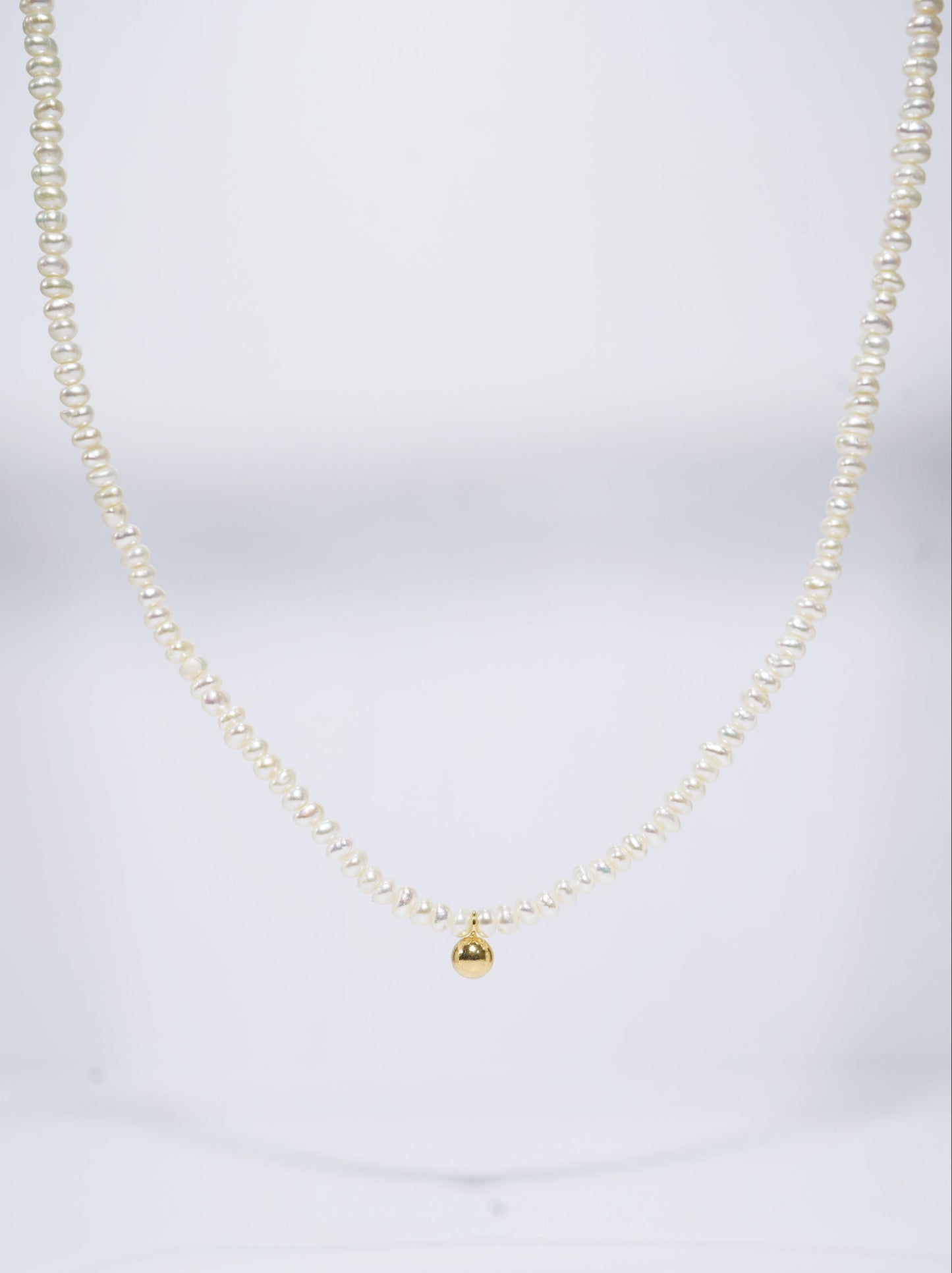 'DingDang' Freshwater Pearl Full Strand Necklace
