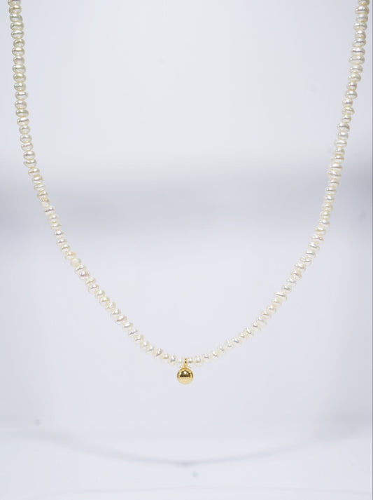 'DingDang' Freshwater Pearl Full Strand Necklace