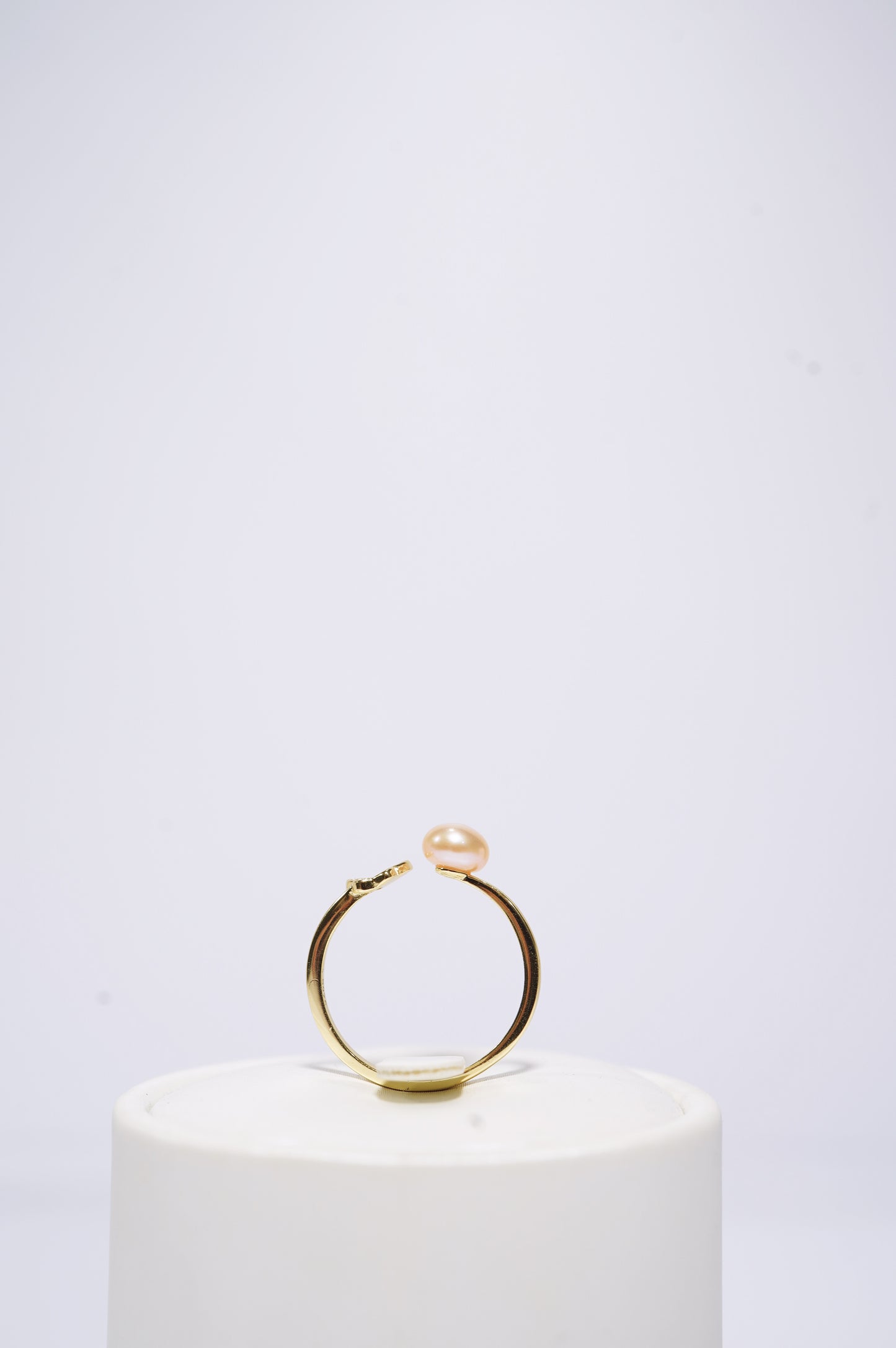 Shiny Butterfly Freshwater Pearl Ring