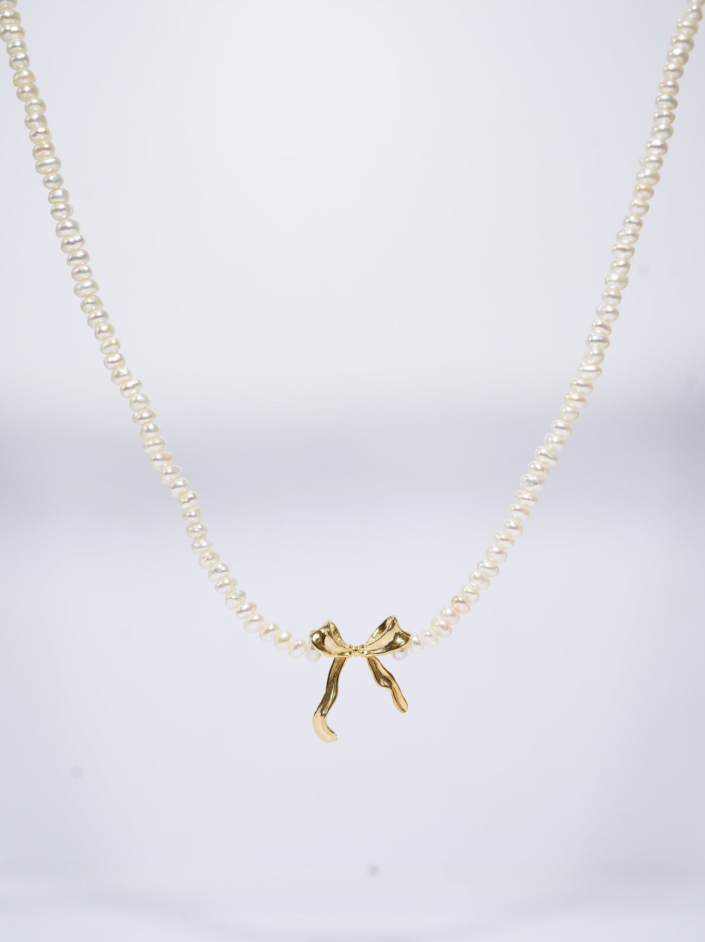 'Bow Lovers' Freshwater Full Strand Necklace