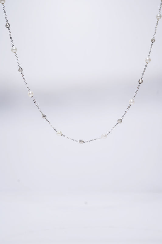 'Shiny Starry Sky' Freshwater Pearl Necklace