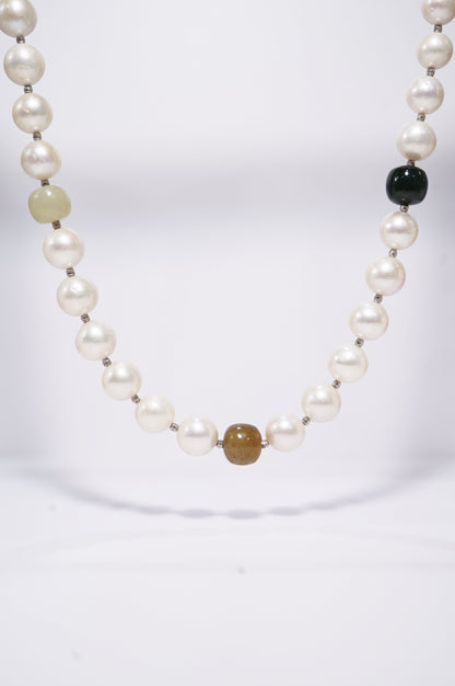 "Gentlemen" Freshwater Pearl Full Strand Necklace
