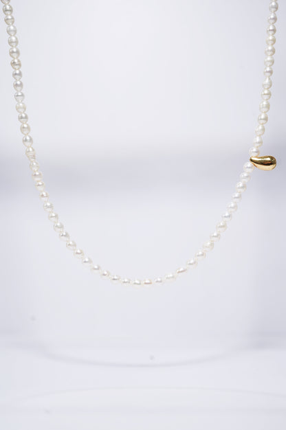 ‘Asymmetry’ Keshi Full Strand Freshwater Necklace