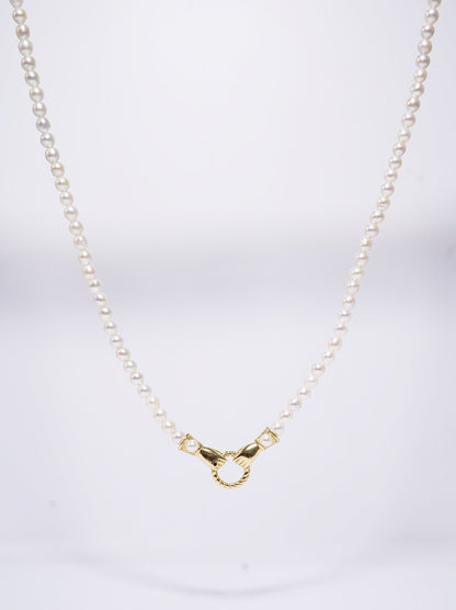 'Hold On' Freshwater Keshi Pearls Full Strand Necklace