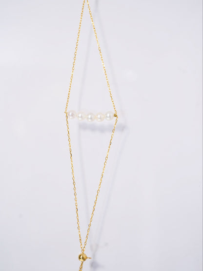 'Double Five' Freshwater Pearls Bracelet