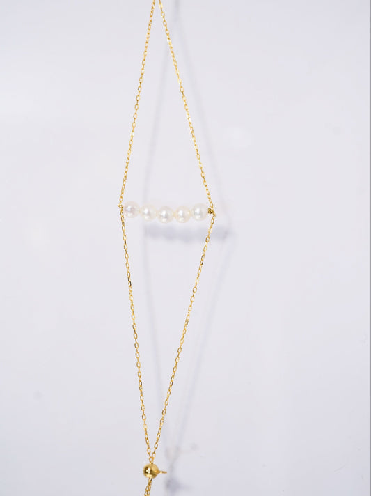 'Double Five' Freshwater Pearls Bracelet