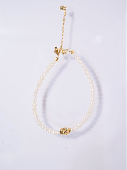 'Gold Bean' Freshwater Pearls Bracelet