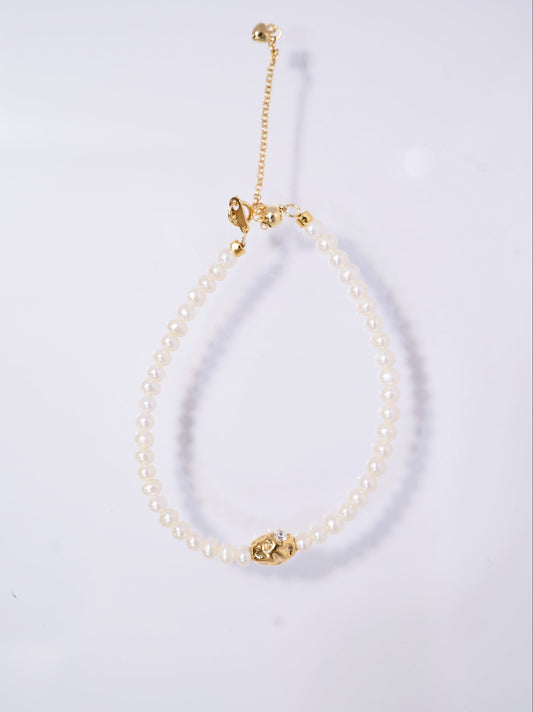 'Gold Bean' Freshwater Pearls Bracelet