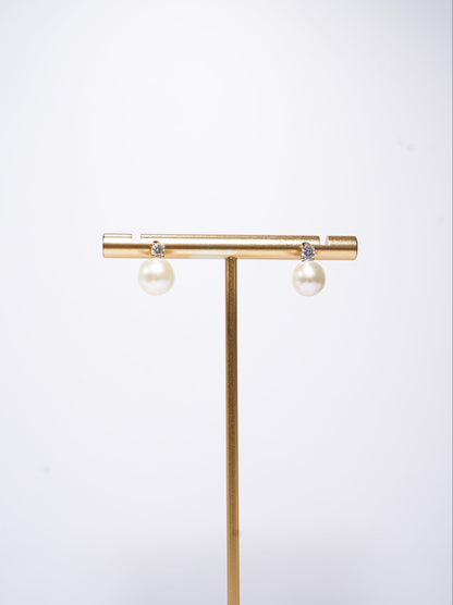 Diana Classic Freshwater Pearl Earrings