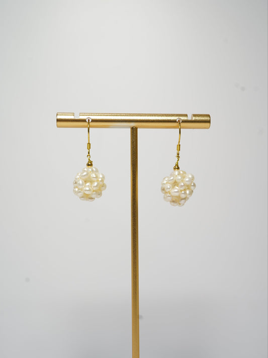 '#1 Popcorn' Freshwater Pearl Earrings