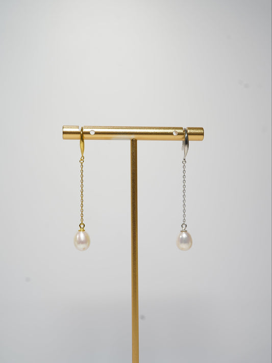 'Go' Freshwater Pearl Earrings