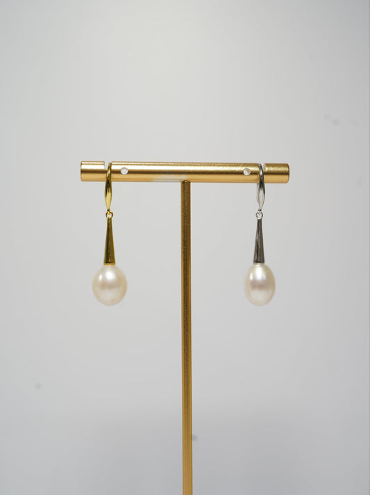 'Go Rice' Freshwater Pearl Earrings