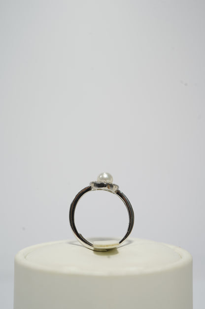 Heart with Freshwater Pearl Ring