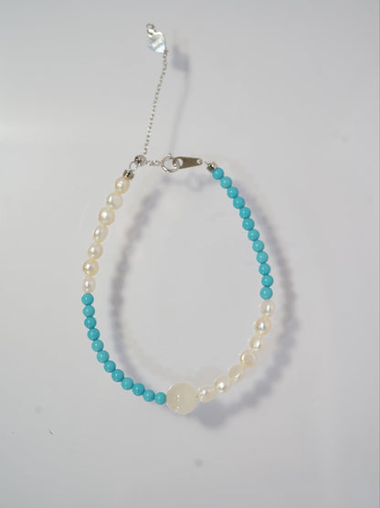 Turquoise Baby Freshwater Pearls Bracelet