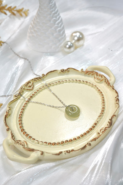 Donut Jade Necklace