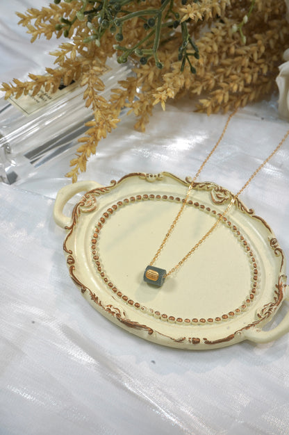 Bamboo Tube Jade Necklace