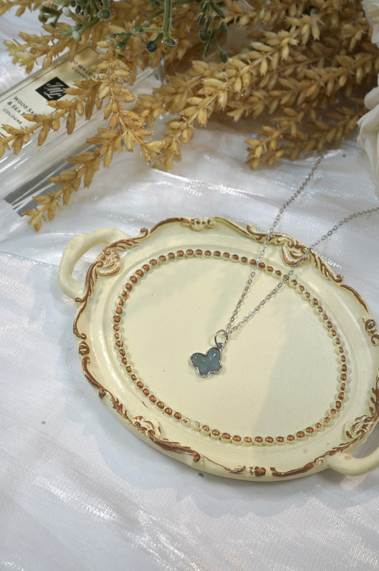 Mini Butterfly Jade Necklace