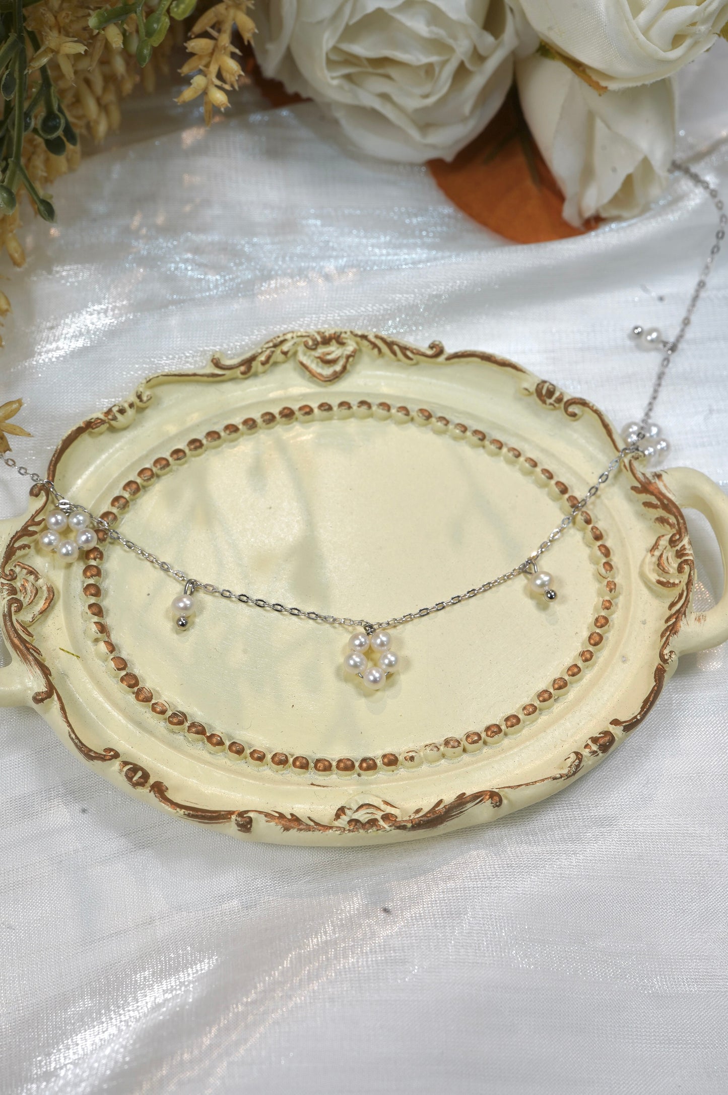 'Flower Star' Freshwater Pearl Necklace