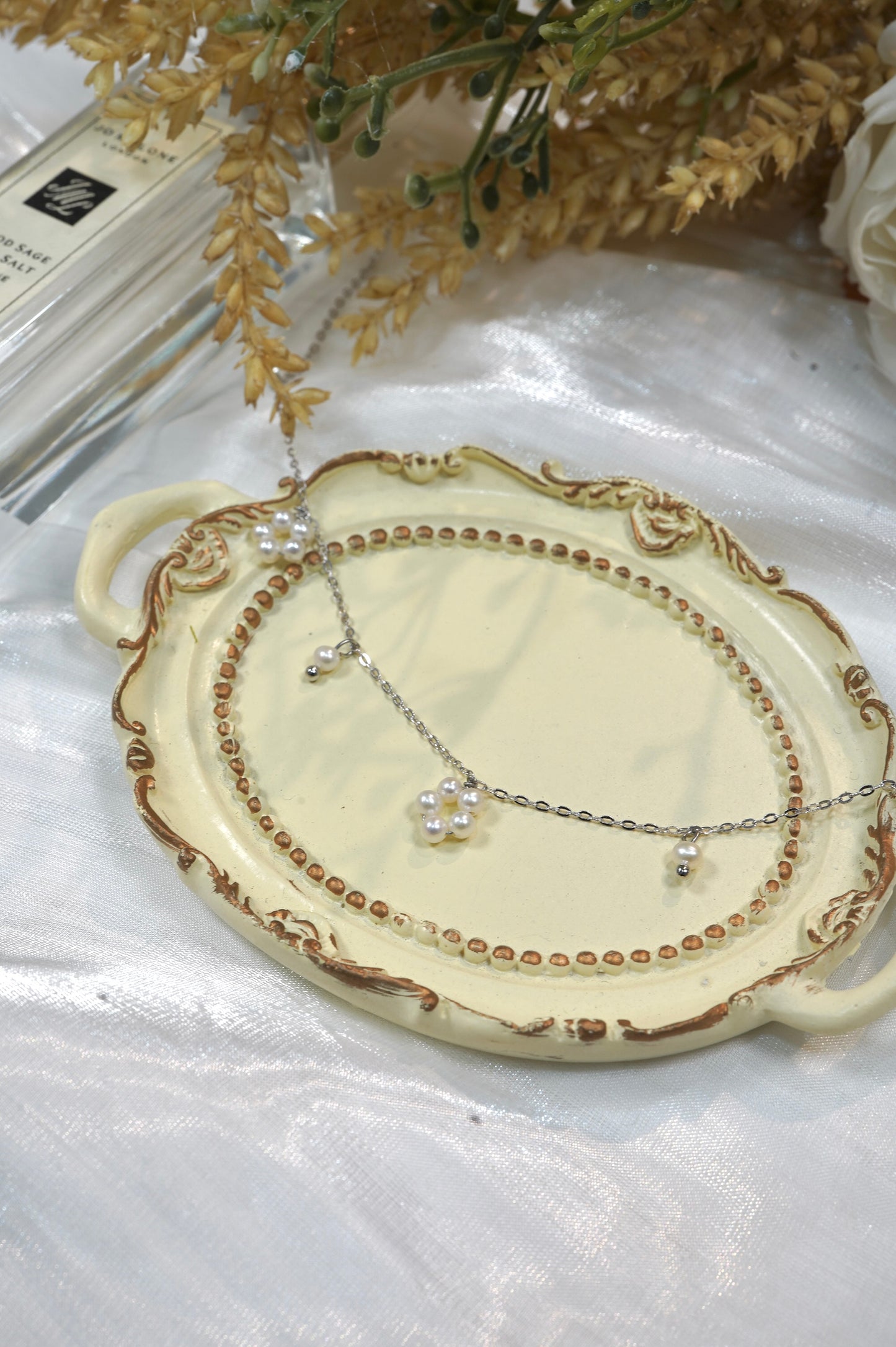 'Flower Star' Freshwater Pearl Necklace