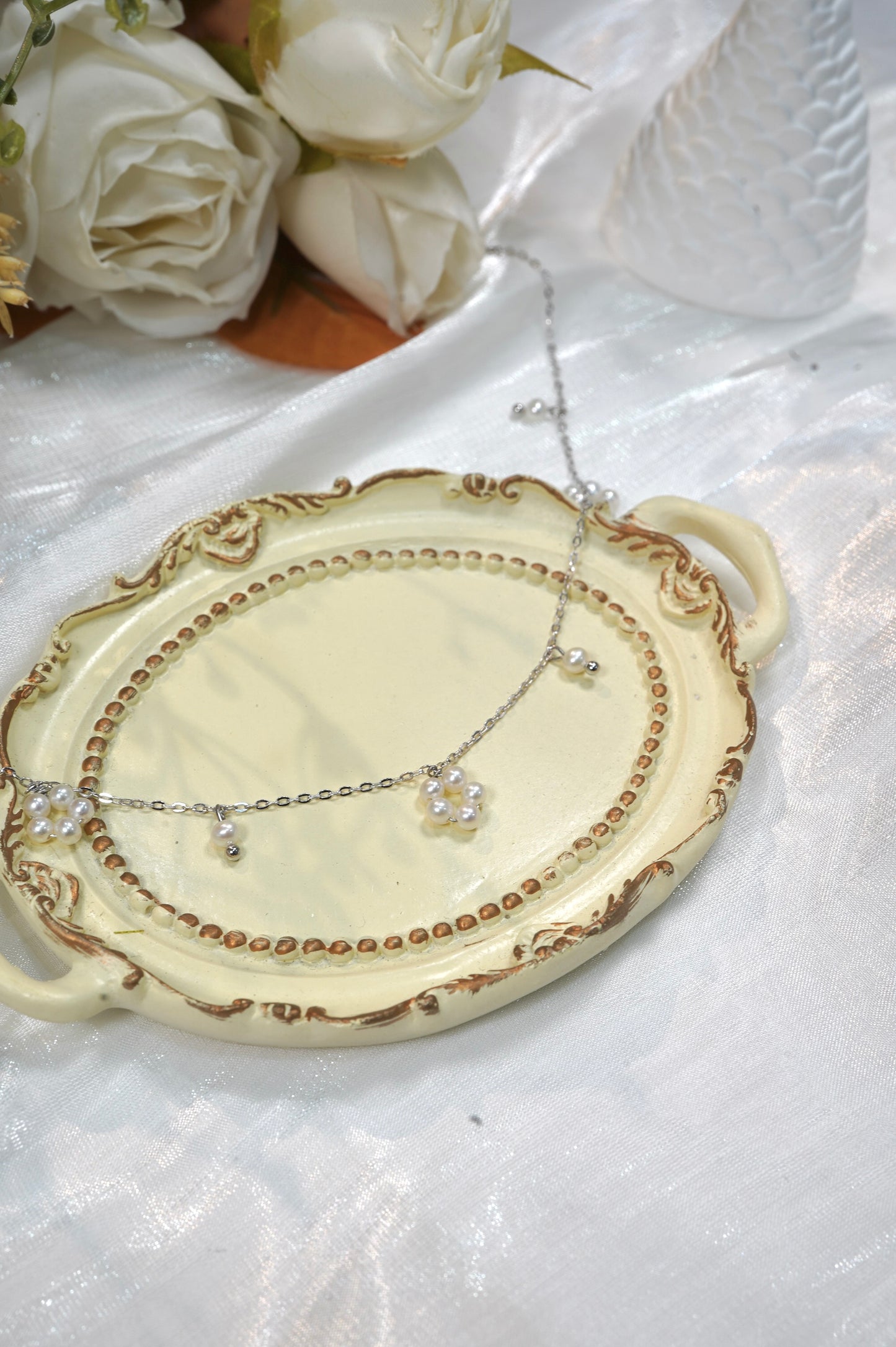 'Flower Star' Freshwater Pearl Necklace