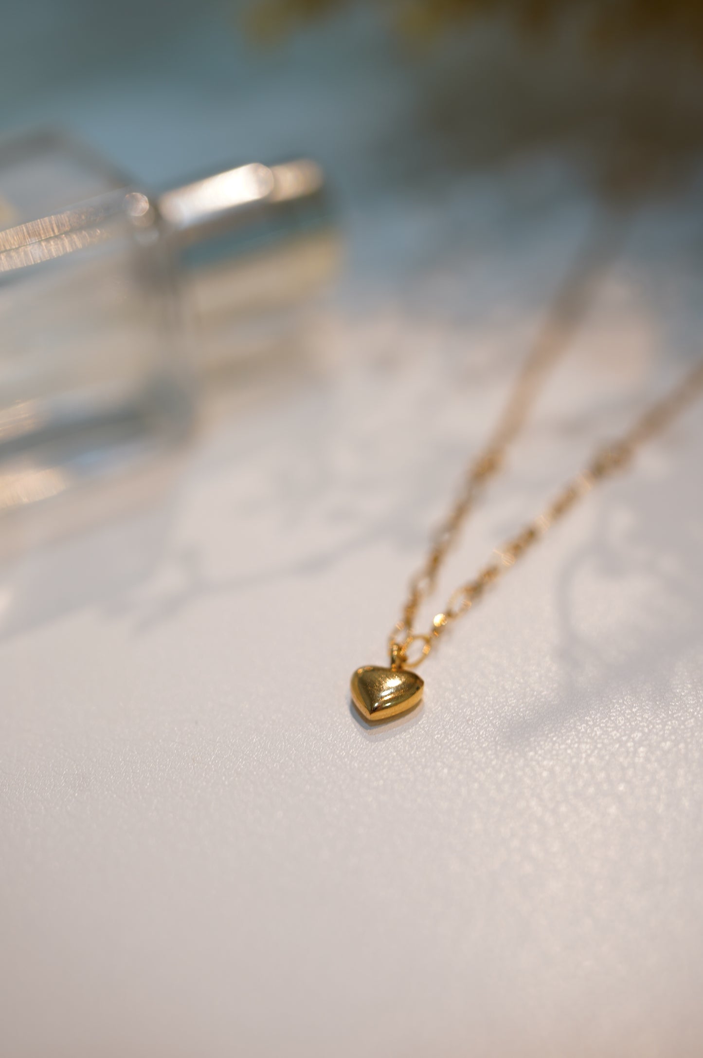 Dashed/heart Necklace